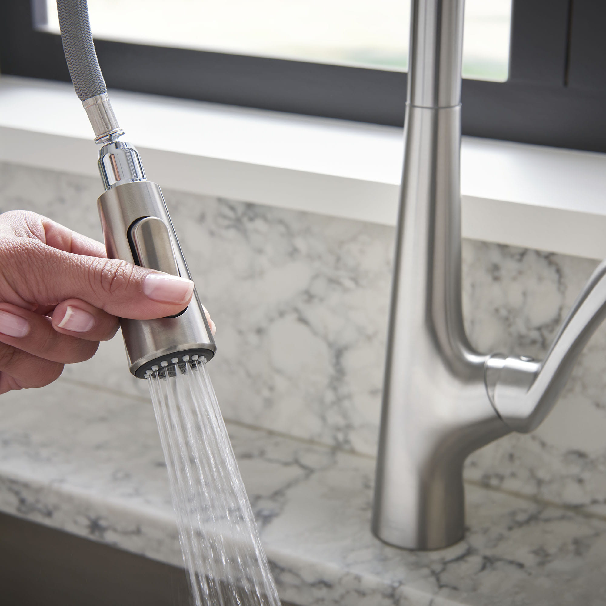 Copley Pull-Down Kitchen Faucet with Soap Dispenser